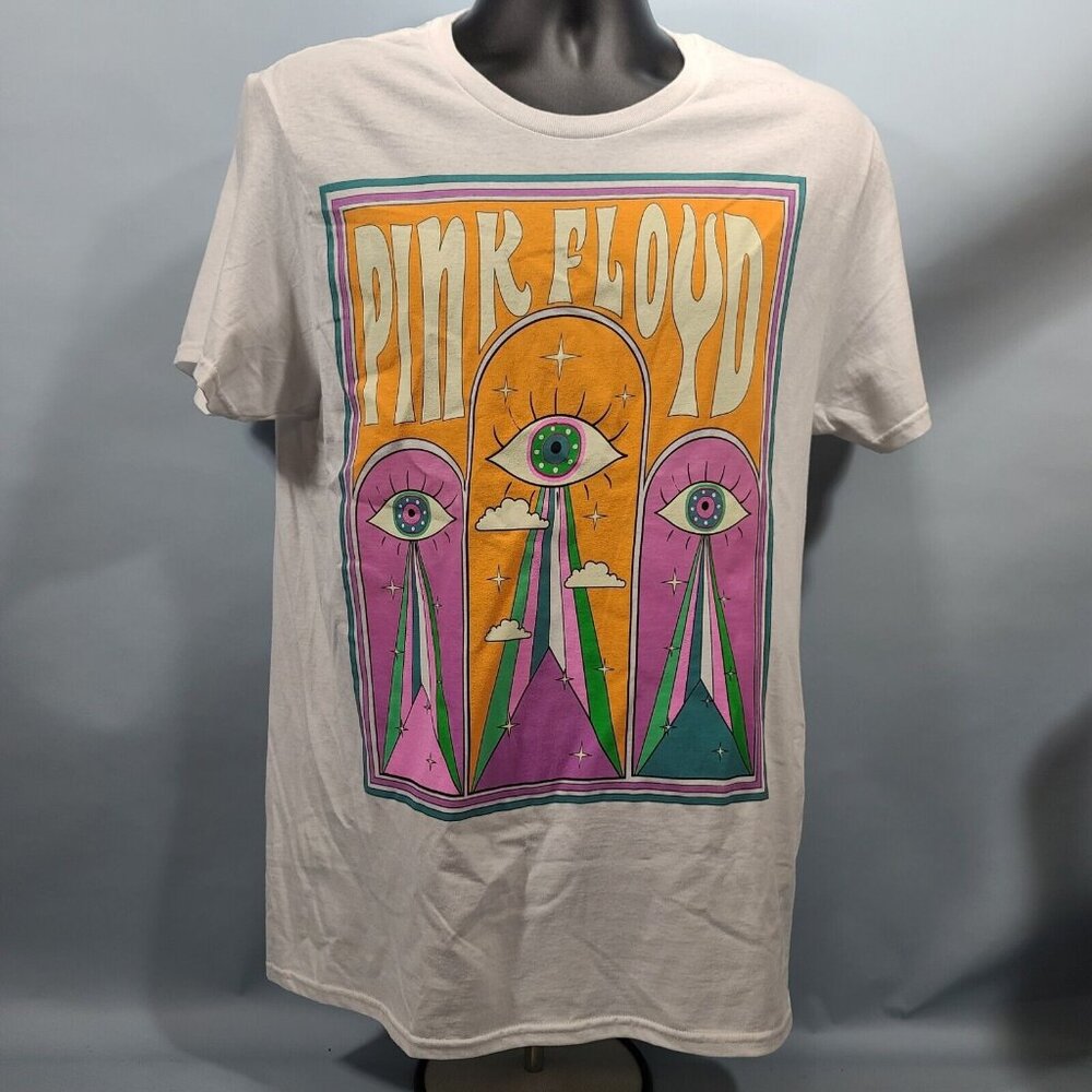 Pink Floyd Graphic T-Shirt White Men's Size Small New